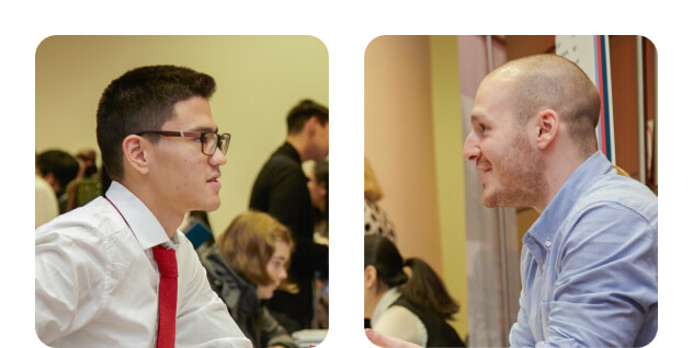 Helping agents select courses for their students at fairs and events